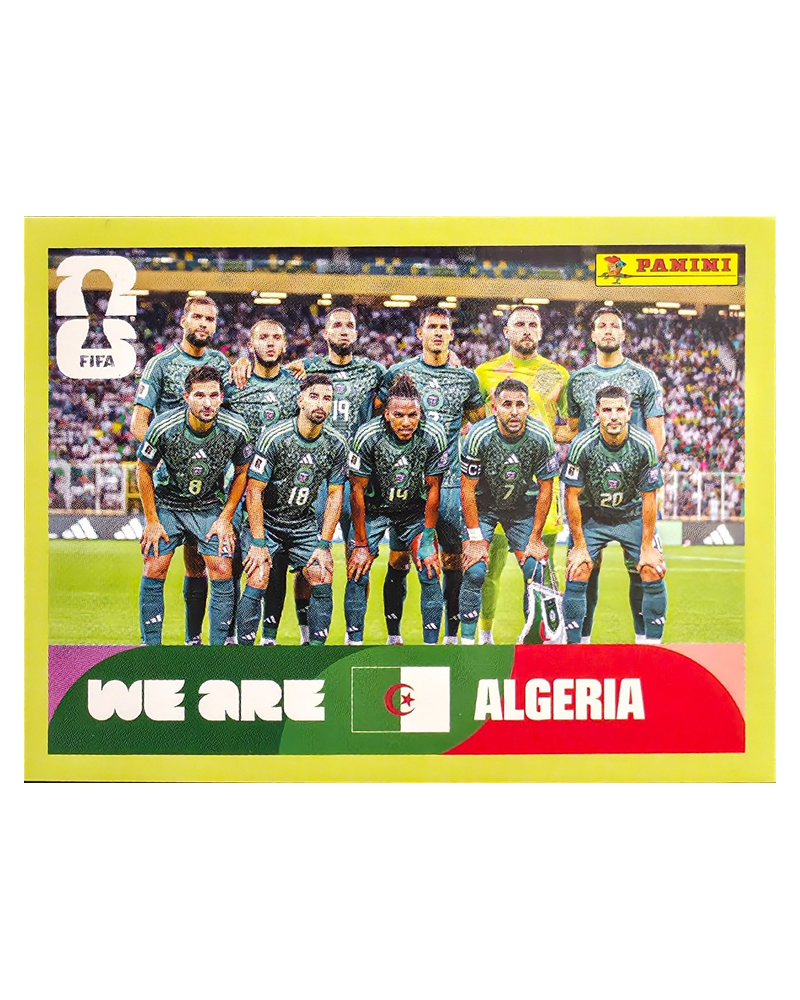 Panini FIFA WM 2026 United - ALG 13 - Team Photo