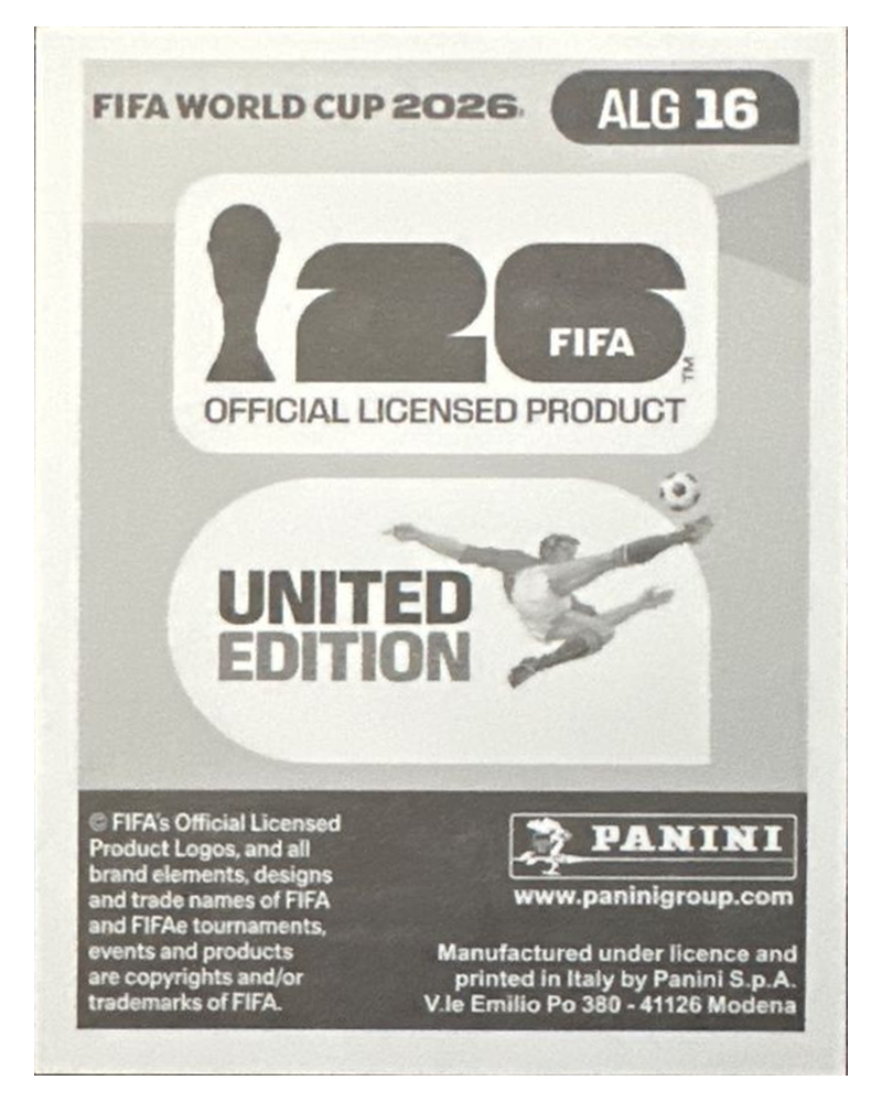 Panini FIFA WM 2026 United - ALG 16 - Said Benrahma