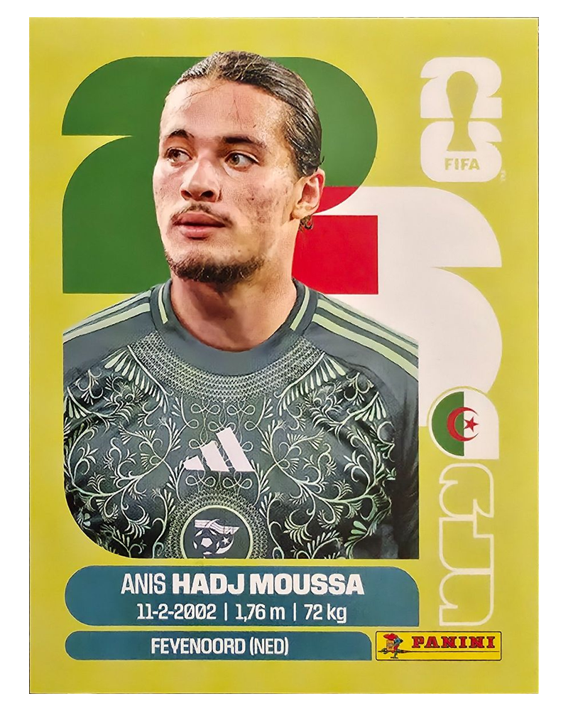 Panini FIFA WM 2026 United - ALG 17 - Anis Hadj Moussa