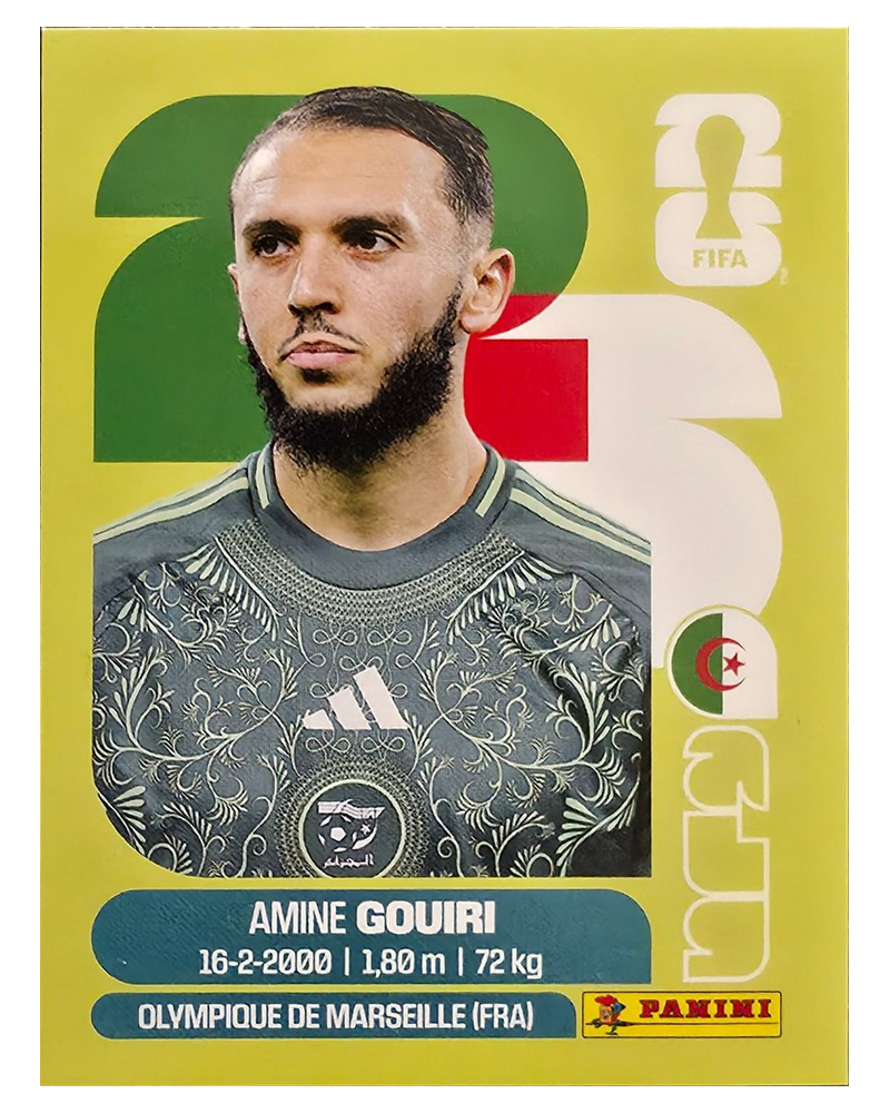 Panini FIFA WM 2026 United - ALG 18 - Amine Gouiri