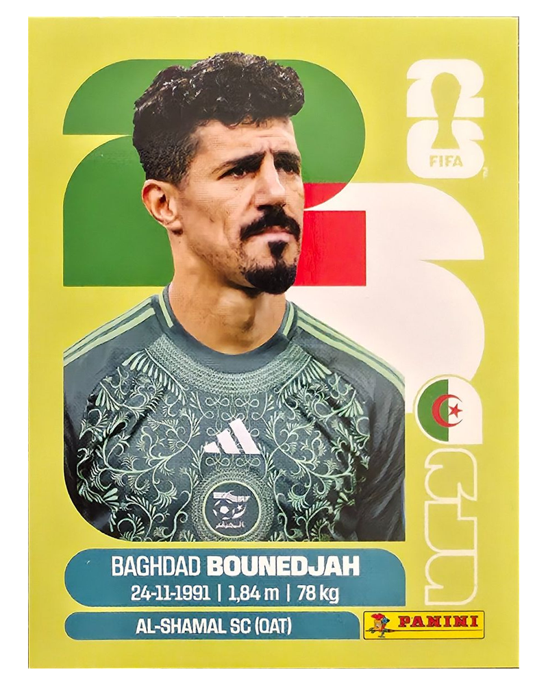 Panini FIFA WM 2026 United - ALG 19 - Baghdad Bounedjah