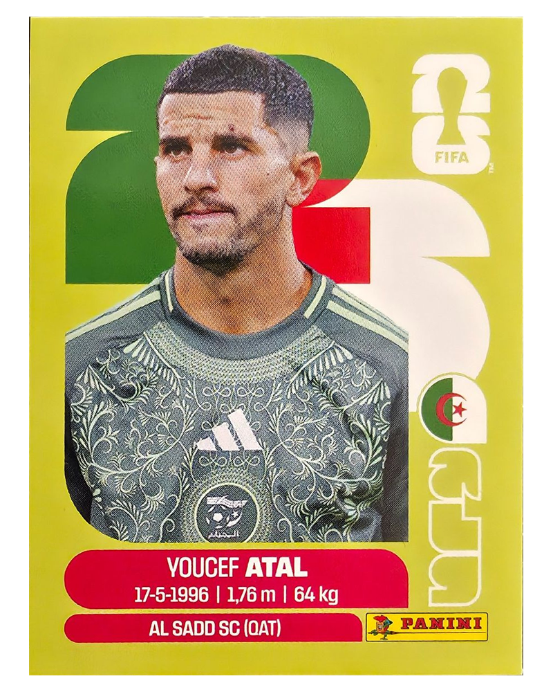 Panini FIFA WM 2026 United - ALG 4 - Youcef Atal