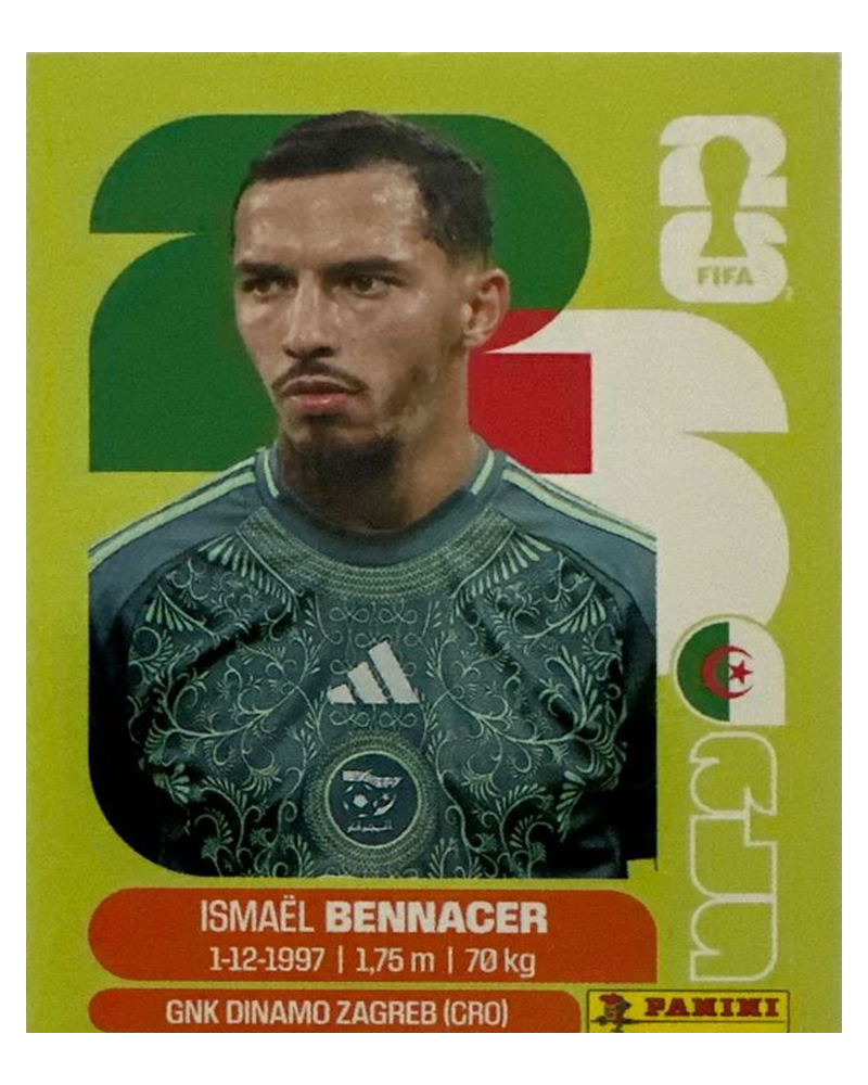 Panini FIFA WM 2026 United - ALG 8 - Ismael Bennacer