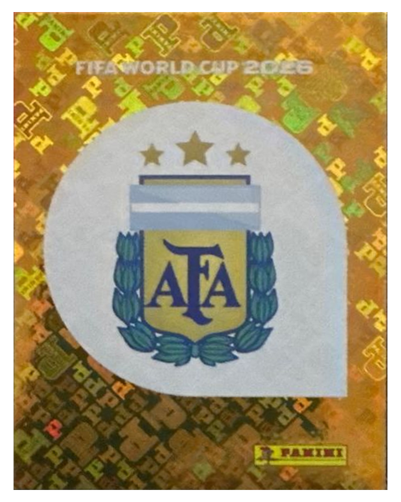Panini FIFA WM 2026 United - ARG 1 - Team Logo Vorderseite