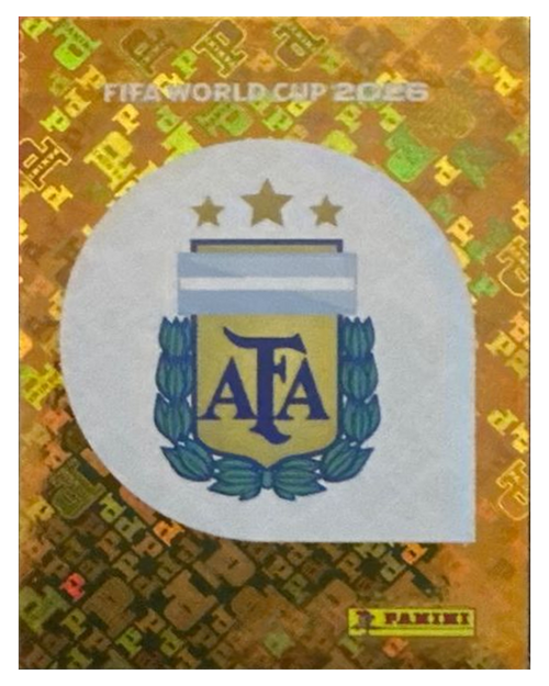 Panini FIFA WM 2026 United - ARG 1 - Team Logo Vorderseite
