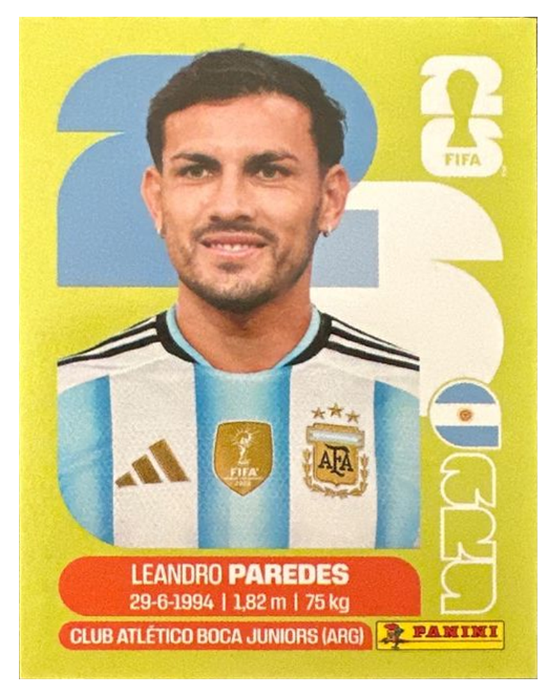 Panini FIFA WM 2026 United - ARG 12 - Leandro Paredes