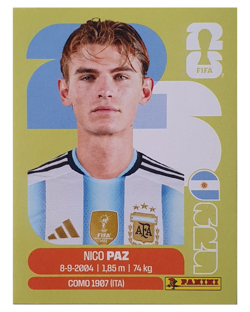 Panini FIFA WM 2026 United - ARG 14 - Nico Paz