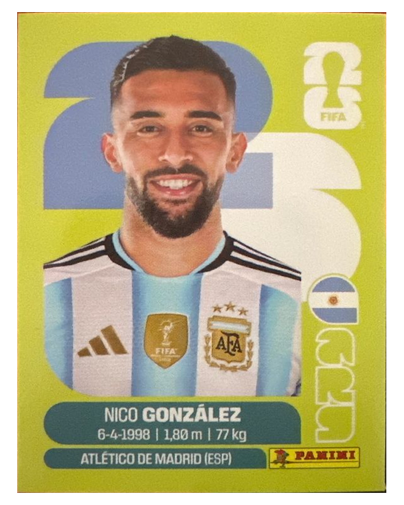 Panini FIFA WM 2026 United - ARG 16 - Nico Gonzalez