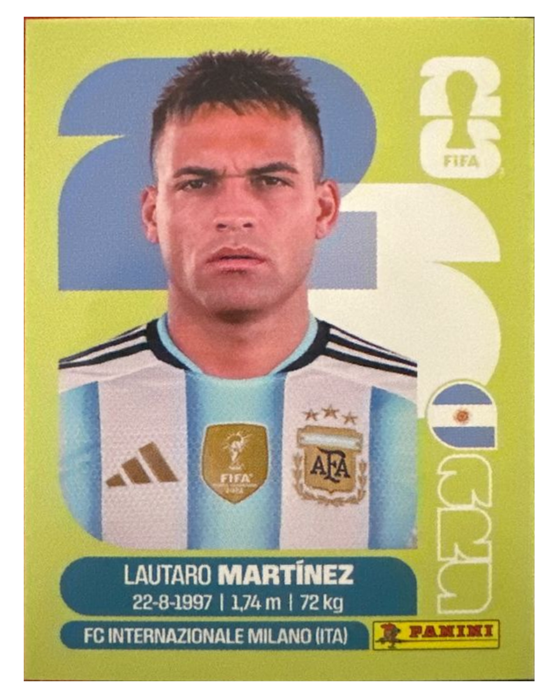 Panini FIFA WM 2026 United - ARG 18 - Lautaro Martinez