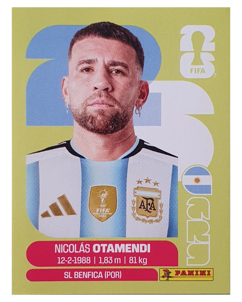 Panini FIFA WM 2026 United - ARG 5 - Nicolas Otamendi