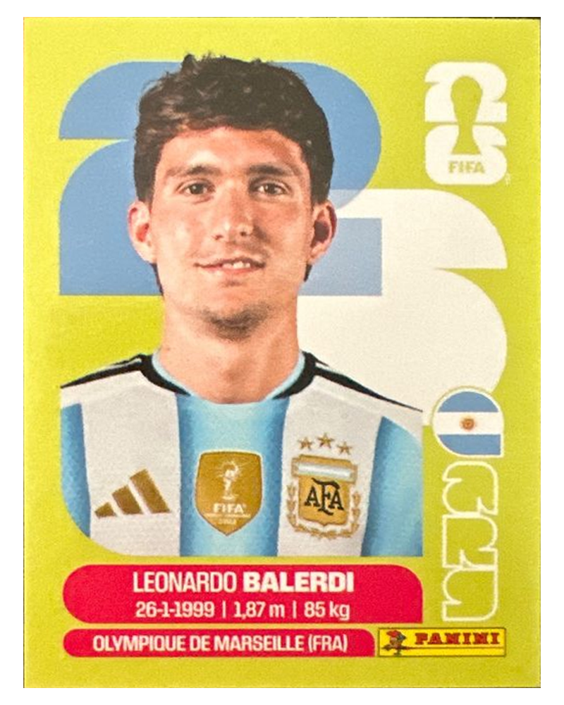 Panini FIFA WM 2026 United - ARG 7 - Leonardo Balerdi
