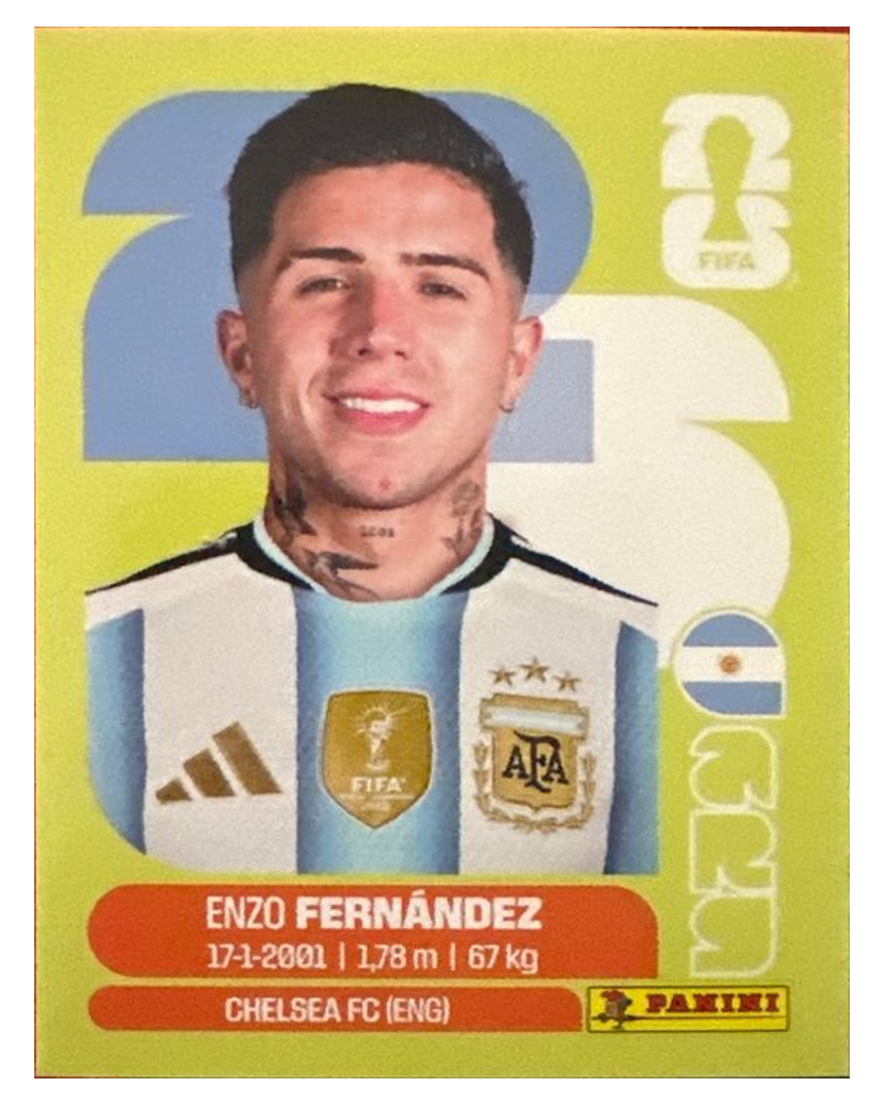 Panini FIFA WM 2026 United - ARG 8 - Enzo Fernandez