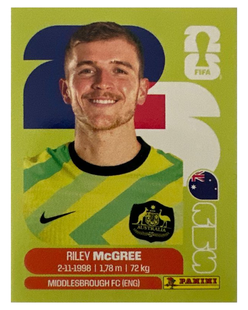 Panini FIFA WM 2026 United - AUS 12 - Riley McGree