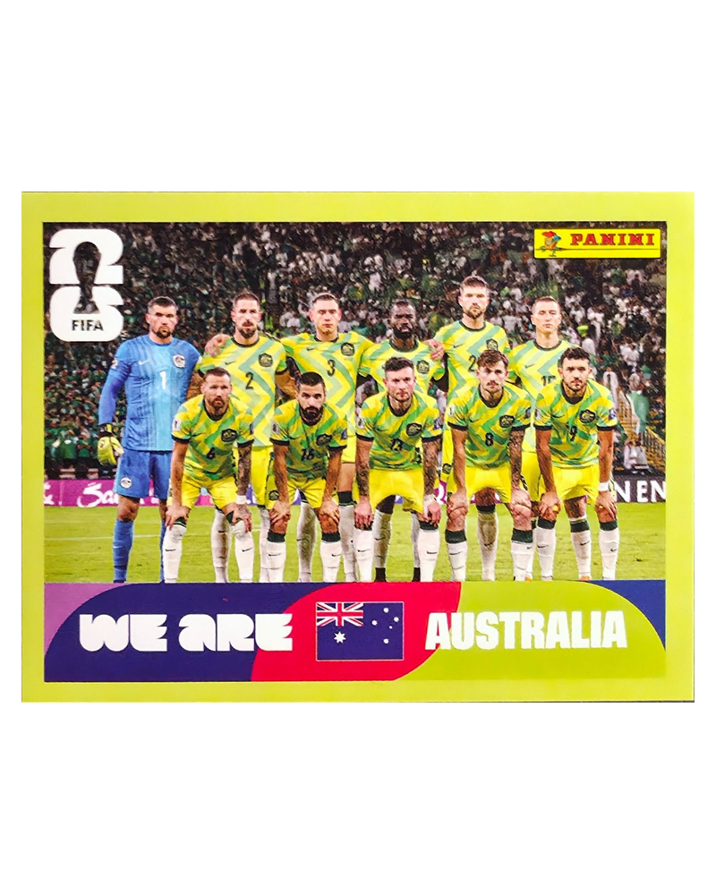 Panini FIFA WM 2026 United - AUS 13 - Team Photo