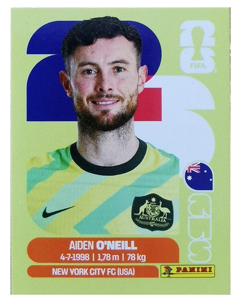 Panini FIFA WM 2026 United - AUS 14 - Aiden O'Neill