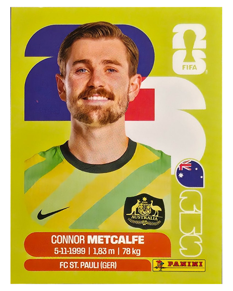 Panini FIFA WM 2026 United - AUS 15 - Connor Metcalfe