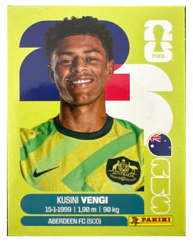 Panini FIFA WM 2026 United - AUS 18 - Kusini Vengi
