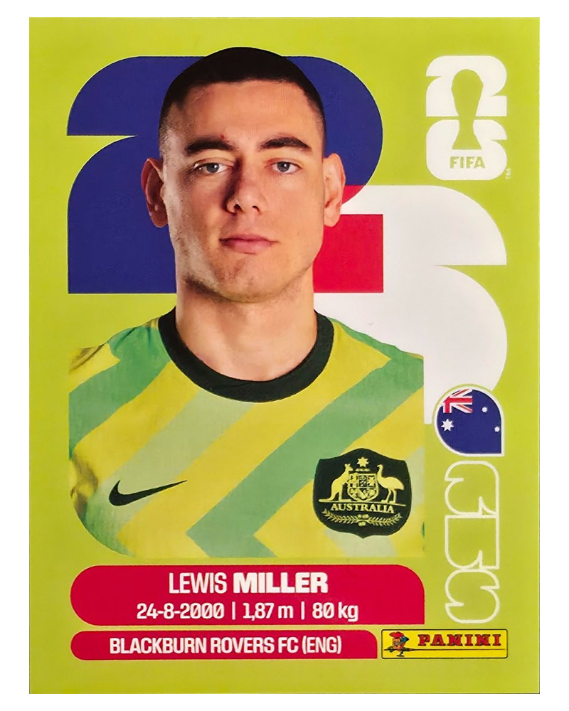 Panini FIFA WM 2026 United - AUS 9 - Lewis Miller