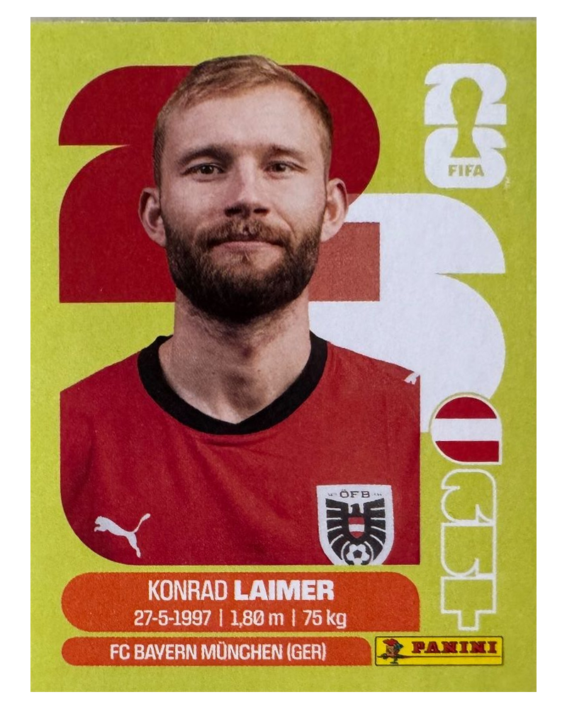 Panini FIFA WM 2026 United - AUT 12 - Konrad Laimer