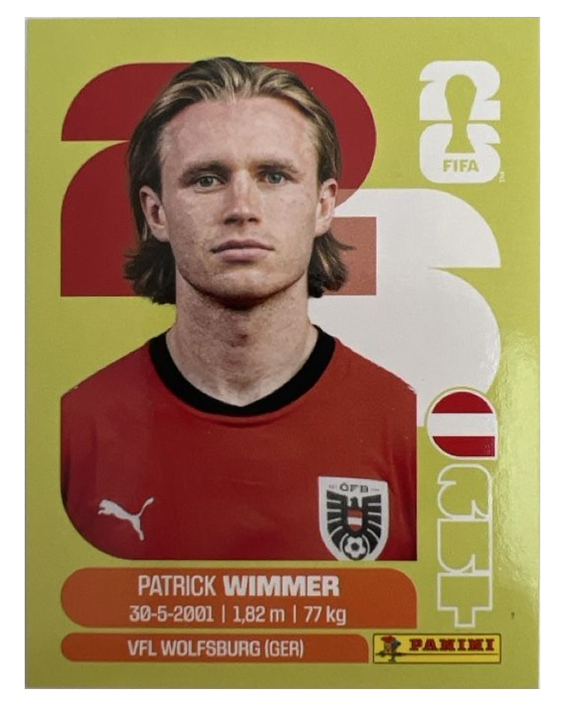 Panini FIFA WM 2026 United - AUT 17 - Patrick Wimmer