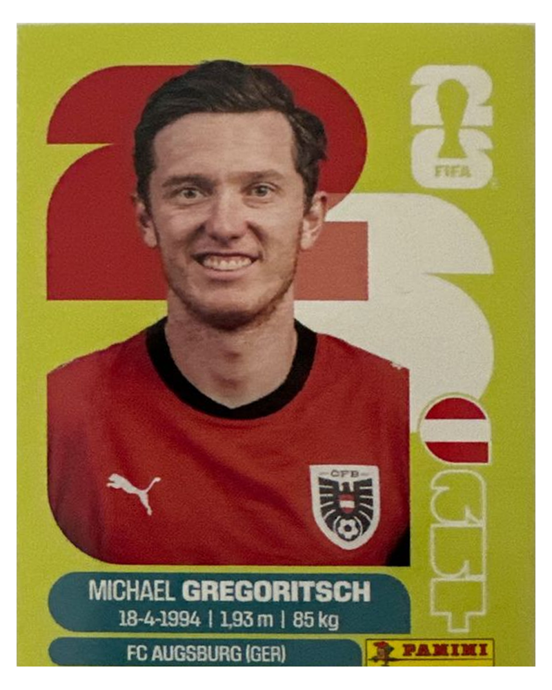Panini FIFA WM 2026 United - AUT 19 - Michael Gregoritsch