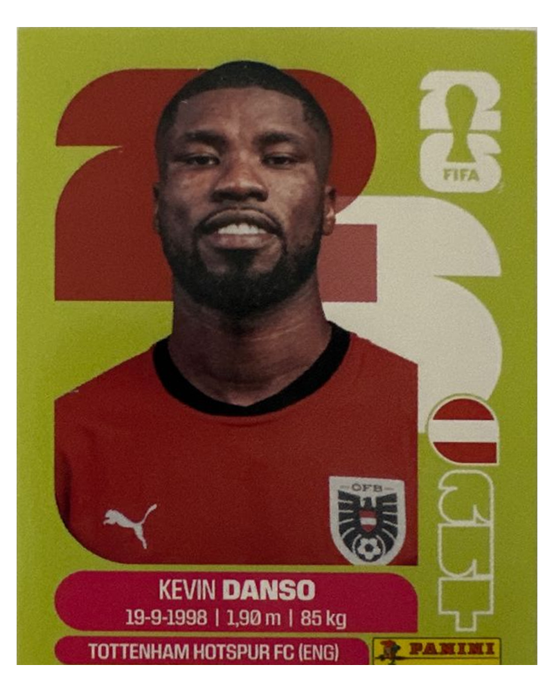 Panini FIFA WM 2026 United - AUT 5 - Kevin Danso