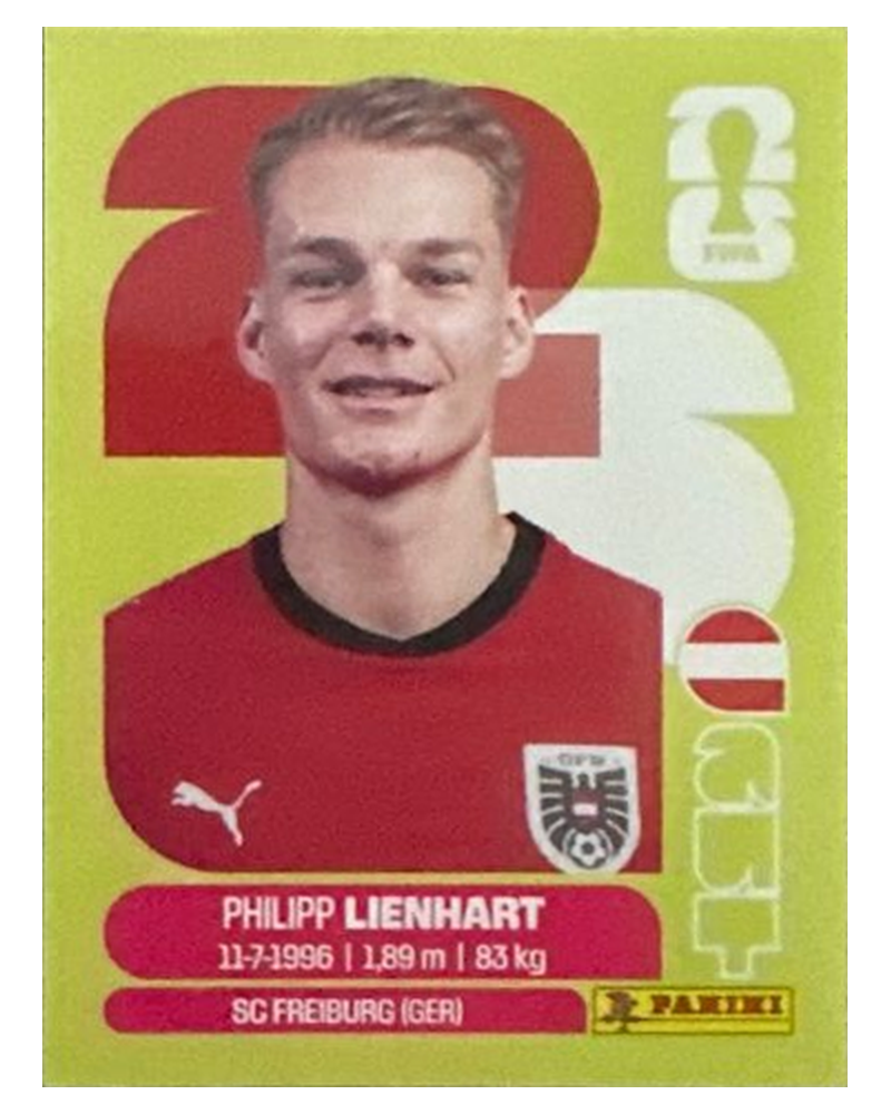 Panini FIFA WM 2026 United - AUT 6 - Philipp Lienhart