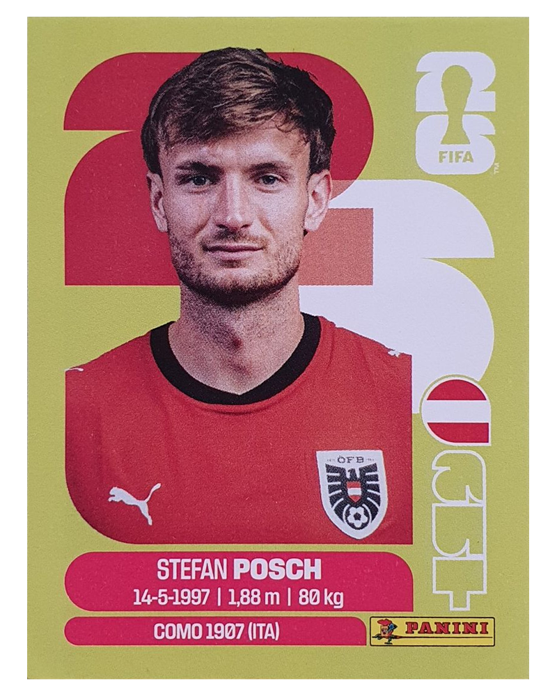 Panini FIFA WM 2026 United - AUT 7 - Stefan Posch