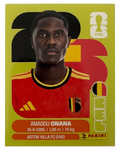 Panini FIFA WM 2026 United - BEL 10 - Amadou Onana