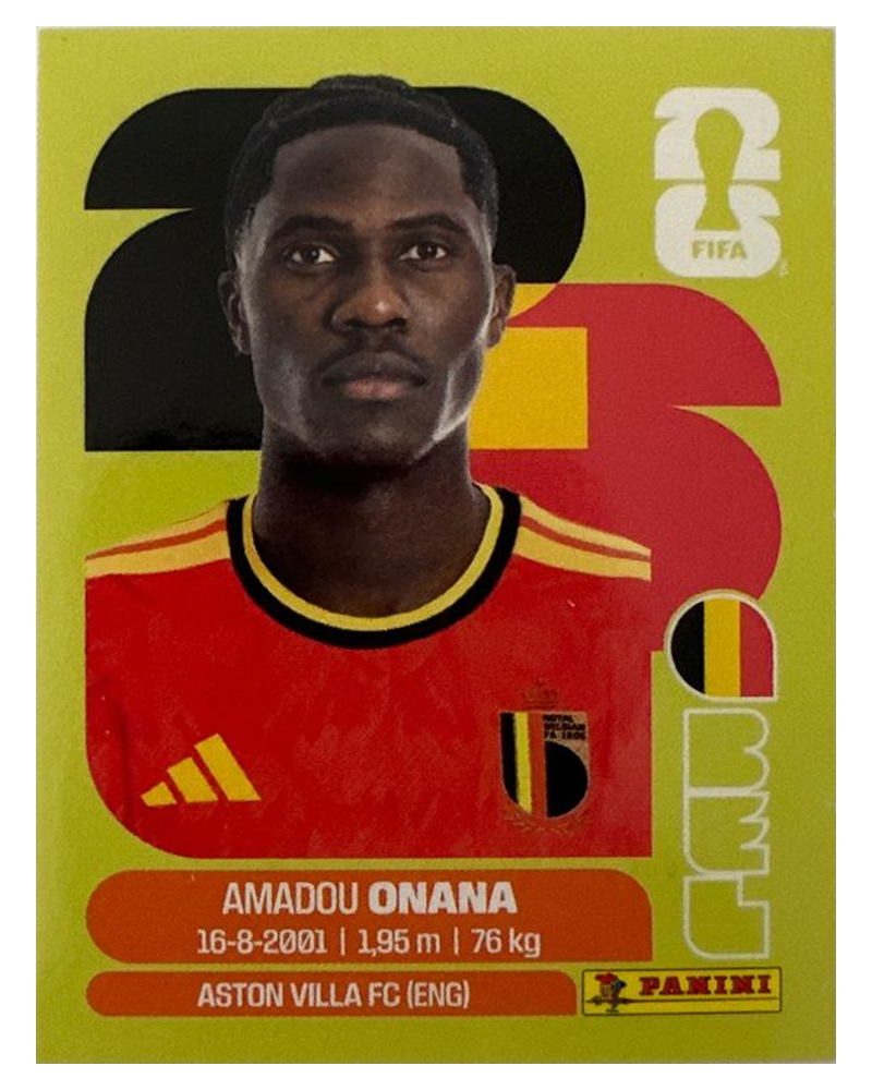 Panini FIFA WM 2026 United - BEL 10 - Amadou Onana