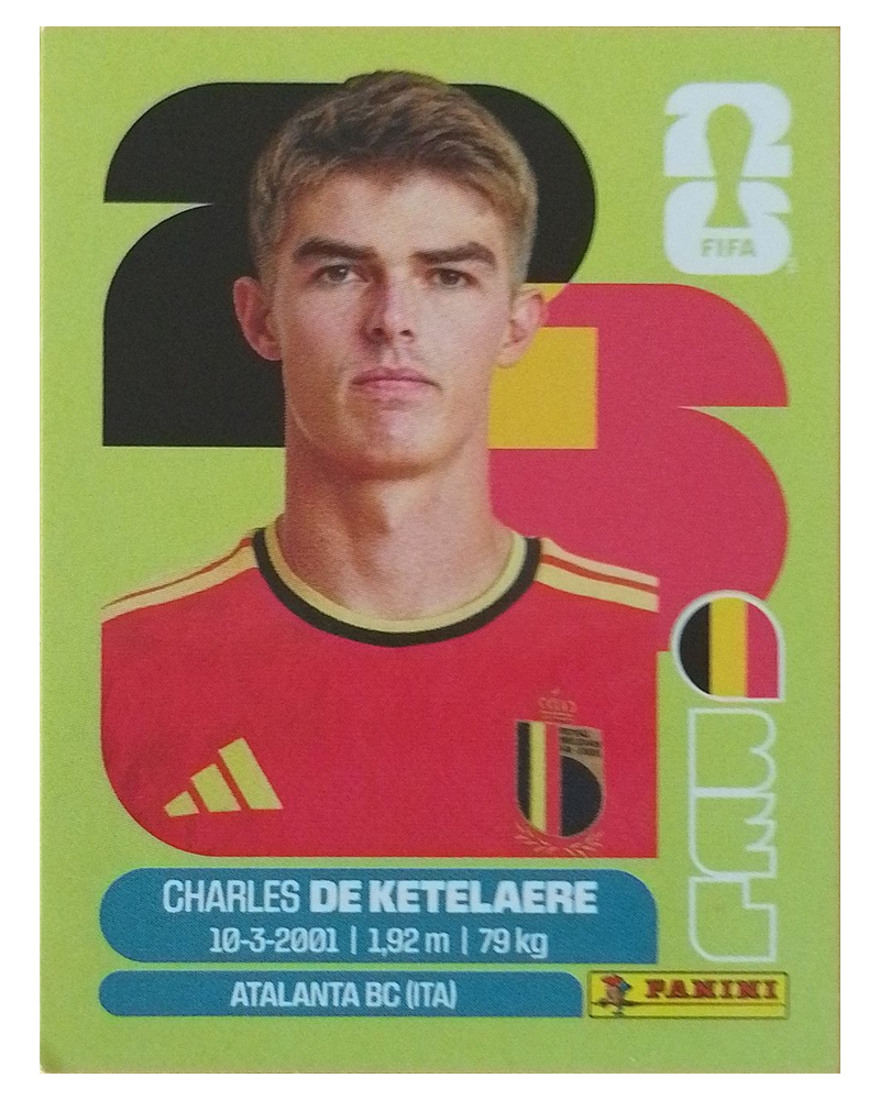 Panini FIFA WM 2026 United - BEL 17 - Charles De Ketelaere