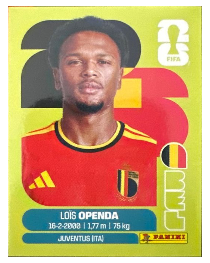 Panini FIFA WM 2026 United - BEL 19 - Loïs Openda