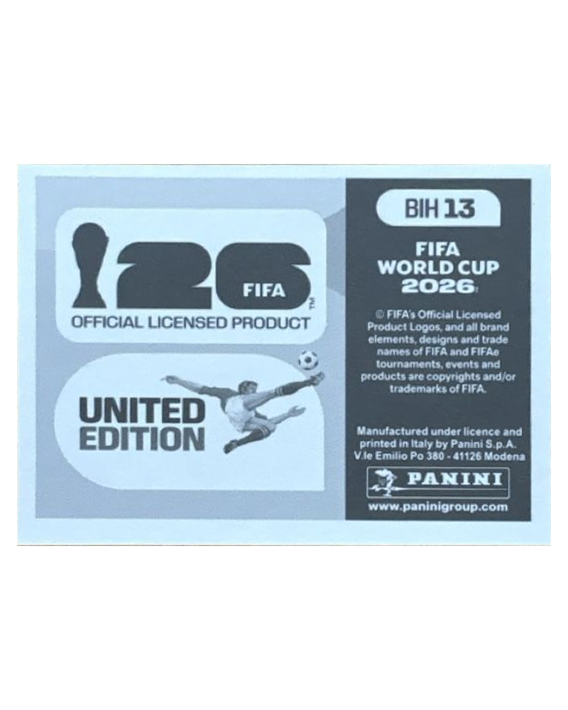 Panini FIFA WM 2026 United - BIH 13 - Team Photo