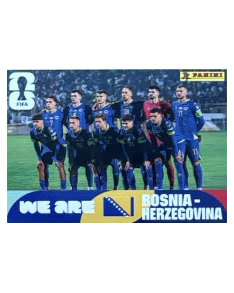 Panini FIFA WM 2026 United - BIH 13 - Team Photo