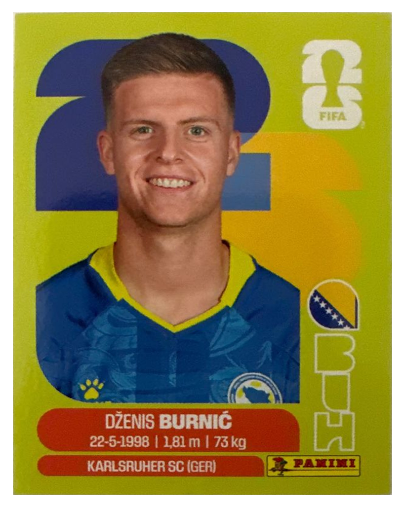 Panini FIFA WM 2026 United - BIH 14 - Dzenis Burnic