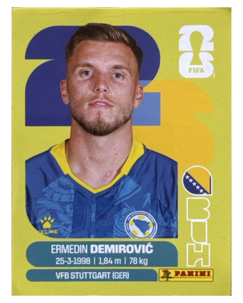 Panini FIFA WM 2026 United - BIH 17 - Ermedin Demirovic