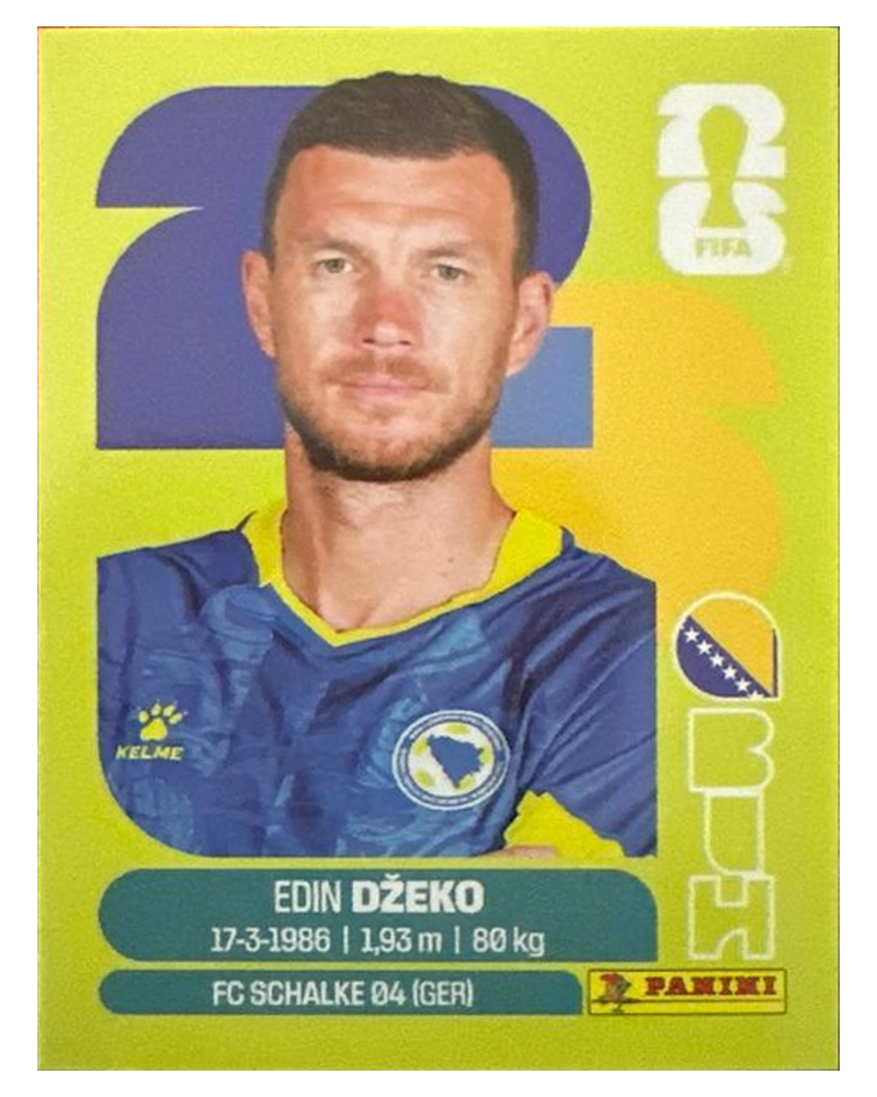 Panini FIFA WM 2026 United - BIH 18 - Edin Dzeko