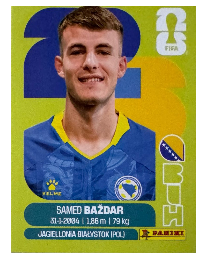 Panini FIFA WM 2026 United - BIH 19 - Samed Bazdar