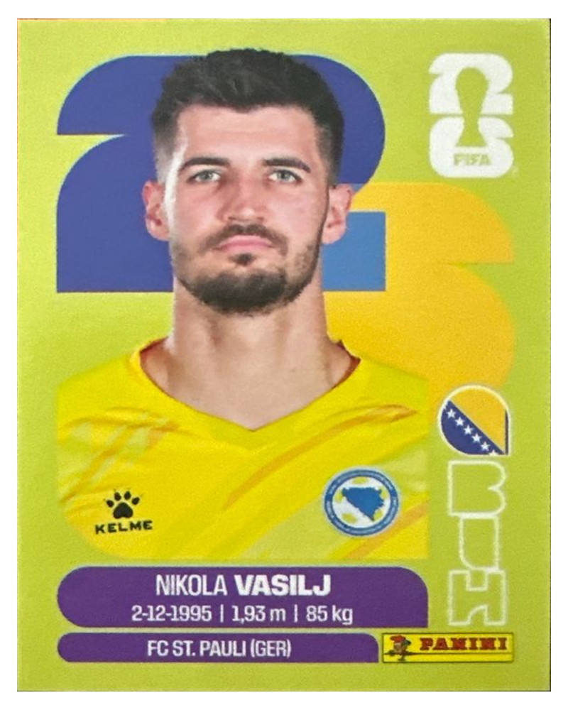 Panini FIFA WM 2026 United - BIH 2 - Nikola Vasilj