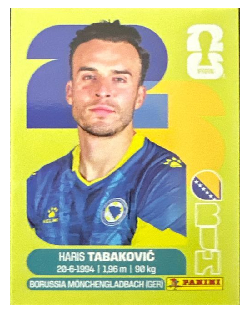 Panini FIFA WM 2026 United - BIH 20 - Haris Tabakovic