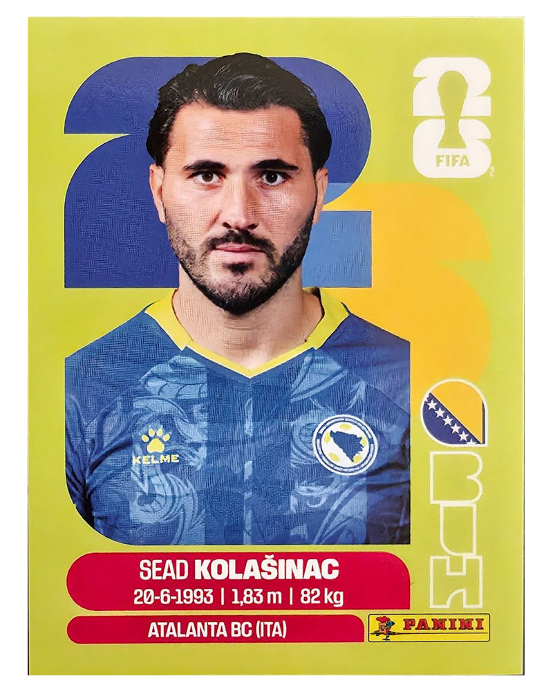 Panini FIFA WM 2026 United - BIH 4 - Sead Kolasinac