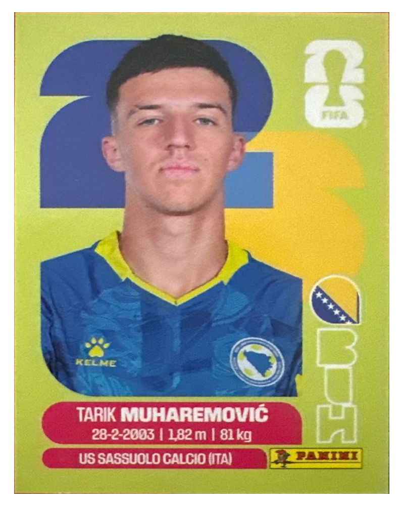 Panini FIFA WM 2026 United - BIH 5 - Tarik Muharemovic