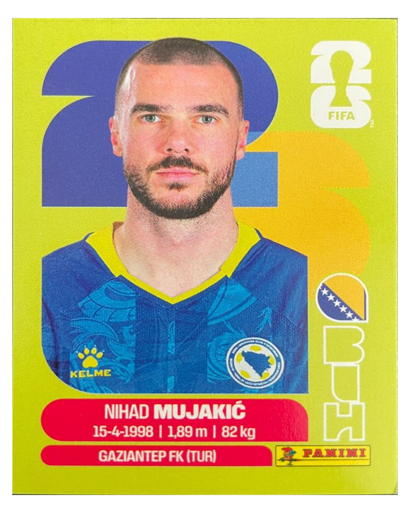Panini FIFA WM 2026 United - BIH 6 - Nihad Mujakic