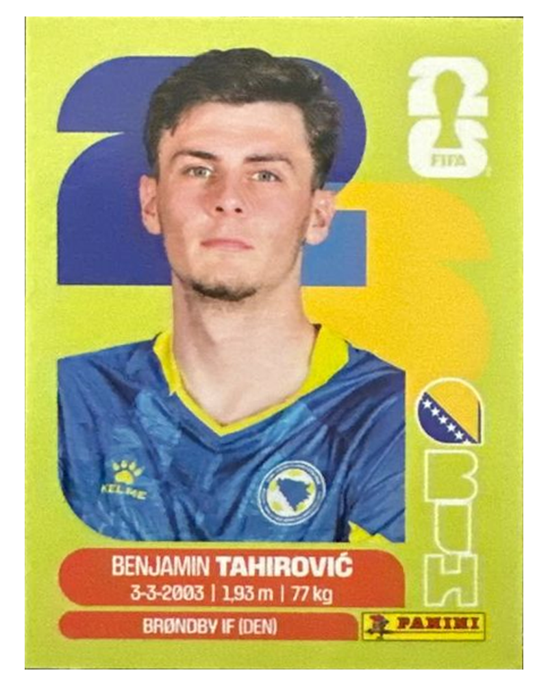 Panini FIFA WM 2026 United - BIH 9 - Benjamin Tahirovic