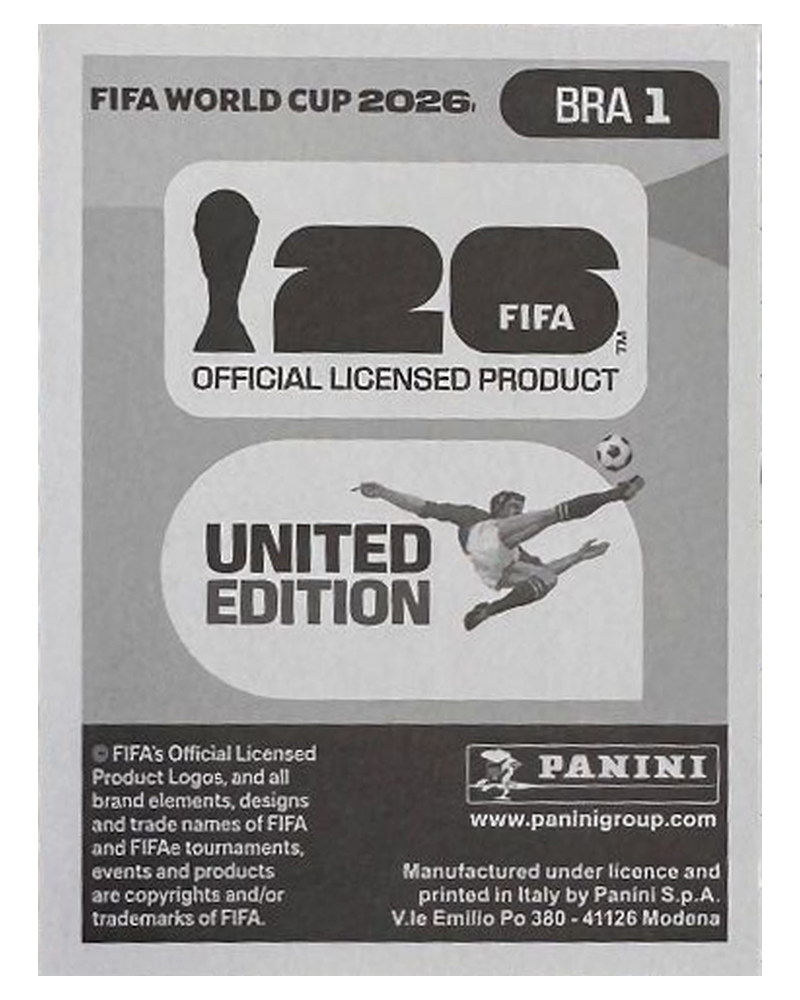 Panini FIFA WM 2026 United - BRA 1 - Team Logo