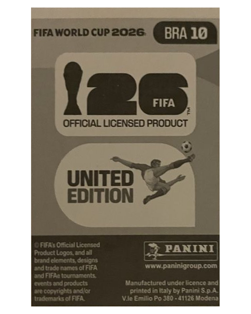 Panini FIFA WM 2026 United - BRA 10 - Casemiro