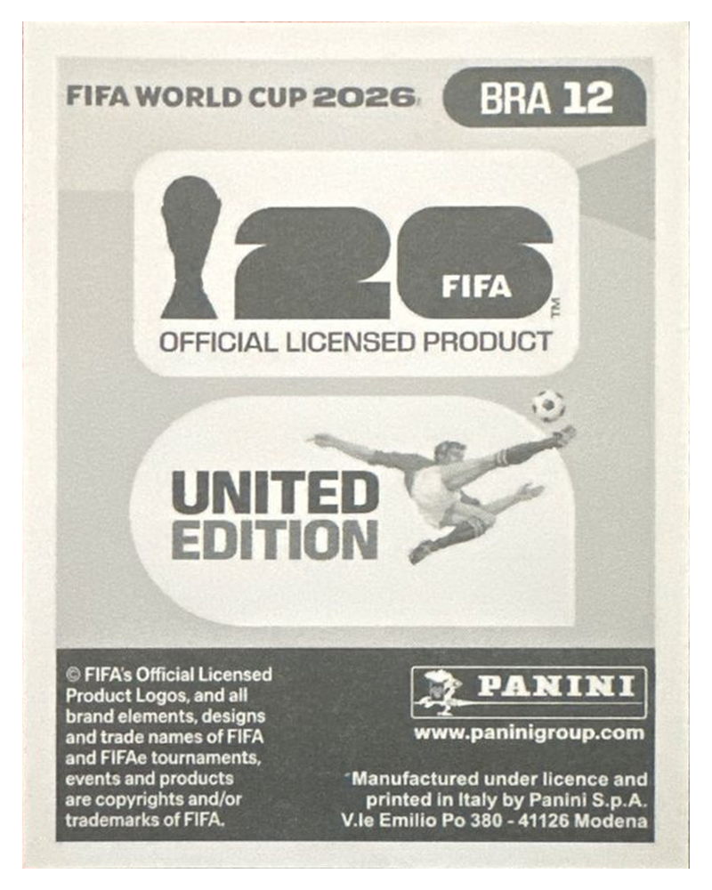 Panini FIFA WM 2026 United - BRA 12 - Luiz Henrique