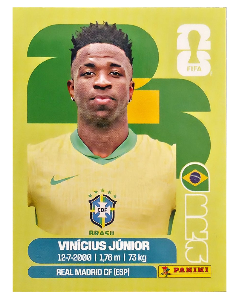 Panini FIFA WM 2026 United - BRA 14 - Vinicius Júnior