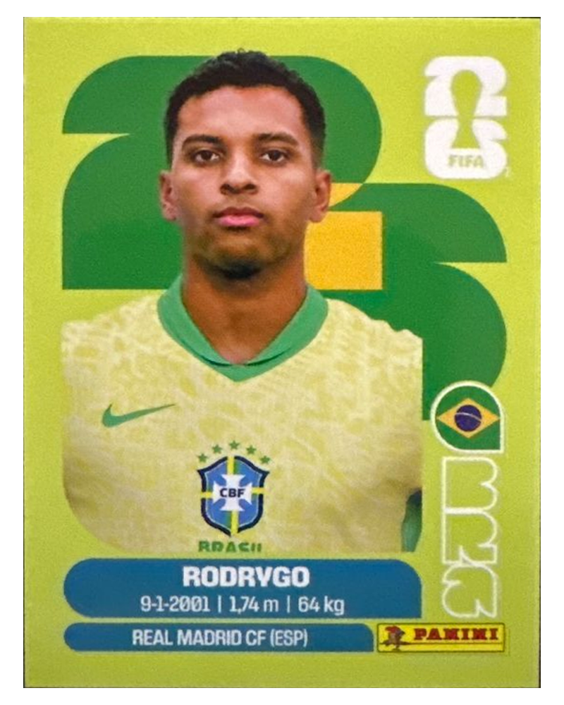 Panini FIFA WM 2026 United - BRA 15 - Rodrygo
