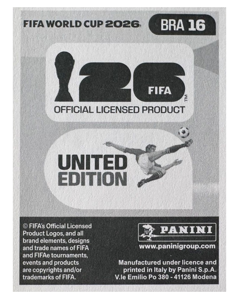 Panini FIFA WM 2026 United - BRA 16 - João Pedro